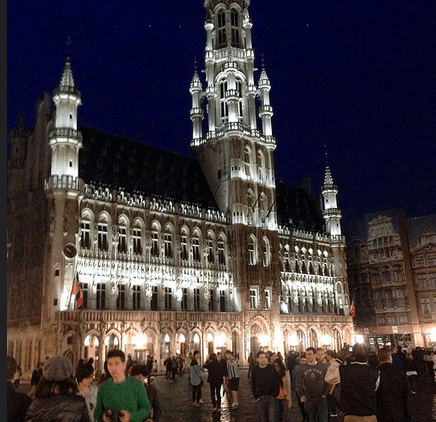 Brussels at night