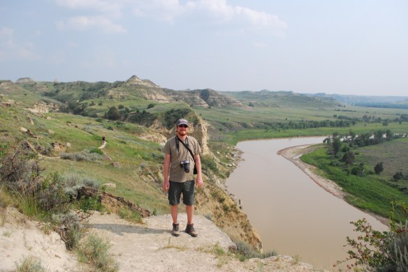 An overlook in the national park, which houses some of Roosevelt's former ranchland. The president said the badlands have a "grim beauty."